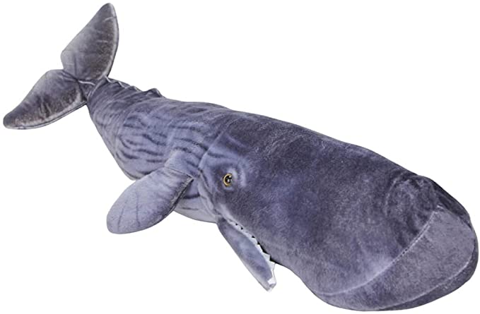 Länge ca. 28 cm Weißwal Kuscheltier Stofftier Beluga Wal Plüsch Plüschtier 