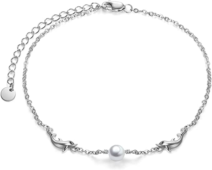 Delfin Armband mit Perle